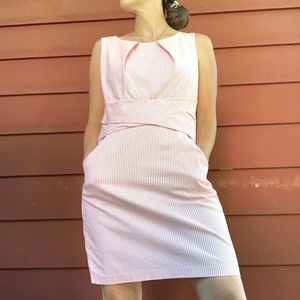 Pink Pin Stripe Dress